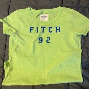 Vintage Abercrombie & Fitch Lime Green T-Shirt Medium Women